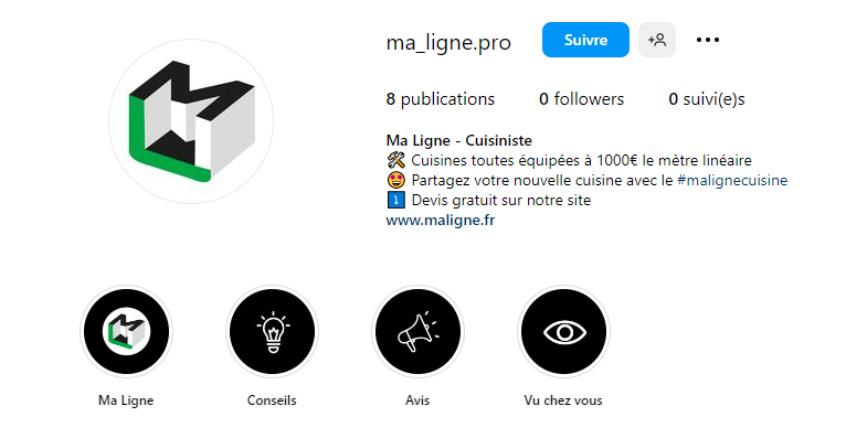 Compte instagram